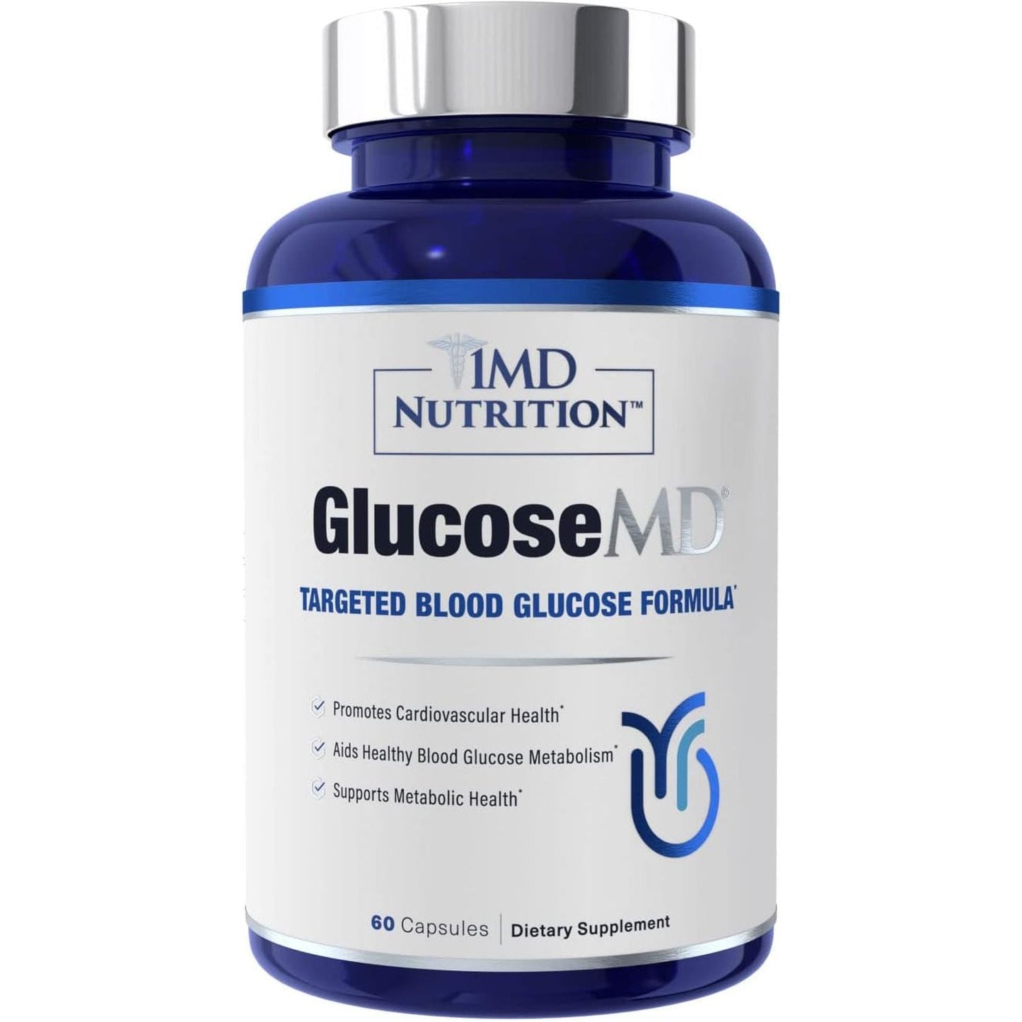 1MD Nutrition - Cinnamon Bark 10:1 Water Extract, Chromium, Neem Leaf, Berberine, Cayenne Pepper 5:1 Extract, Lion'S Mane, Gymnema Leaf and Stem - 60 Capsules