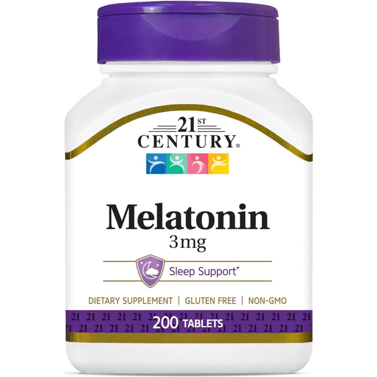 21St Century Melatonin 3 Mg Tablets, 200 Count - Suppviv