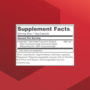 PROTOCOL for LIFE BALANCE Cogumin SLCP 400Mg Curcumin - Cognitive Support Supplement 50 Capsules