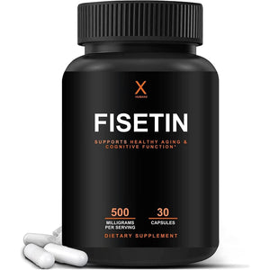 HUMANX Fisetin 500Mg - Powerful Serving Size (Similar to Apigenin, Luteolin, Quercetin) Senolytic Activator - USA Made