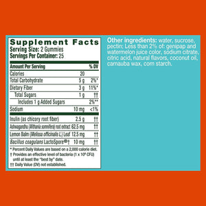 Align Probiotic, Digestive De-Stress, Probiotic with Ashwagandha, Helps with a Healthy Response to Stress, 50 Gummies