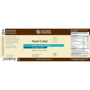 Nature'S Sunshine Nutri-Calm- Herbal Stress Relief and Sleep Aid Supplement 100 Count