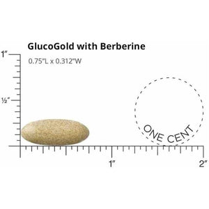 DOCTORS' PREFERRED Glucogold with 1500 Mg of Berberpure Berberine (90 Tablets)