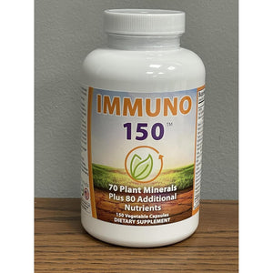 Immuno150 Immune Support Supplement - Immunity Boost Packed with 70 Trace Minerals, 13 Essential Vitamins, Antioxidants, Herbs & Amino Acids 150 Capsules