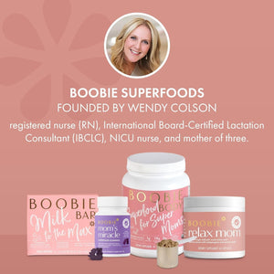 Boobie Bears Lactation Support Gummies | Helps as Milk Supply Booster & Supports Immune Health & Hair Growth 60 Count