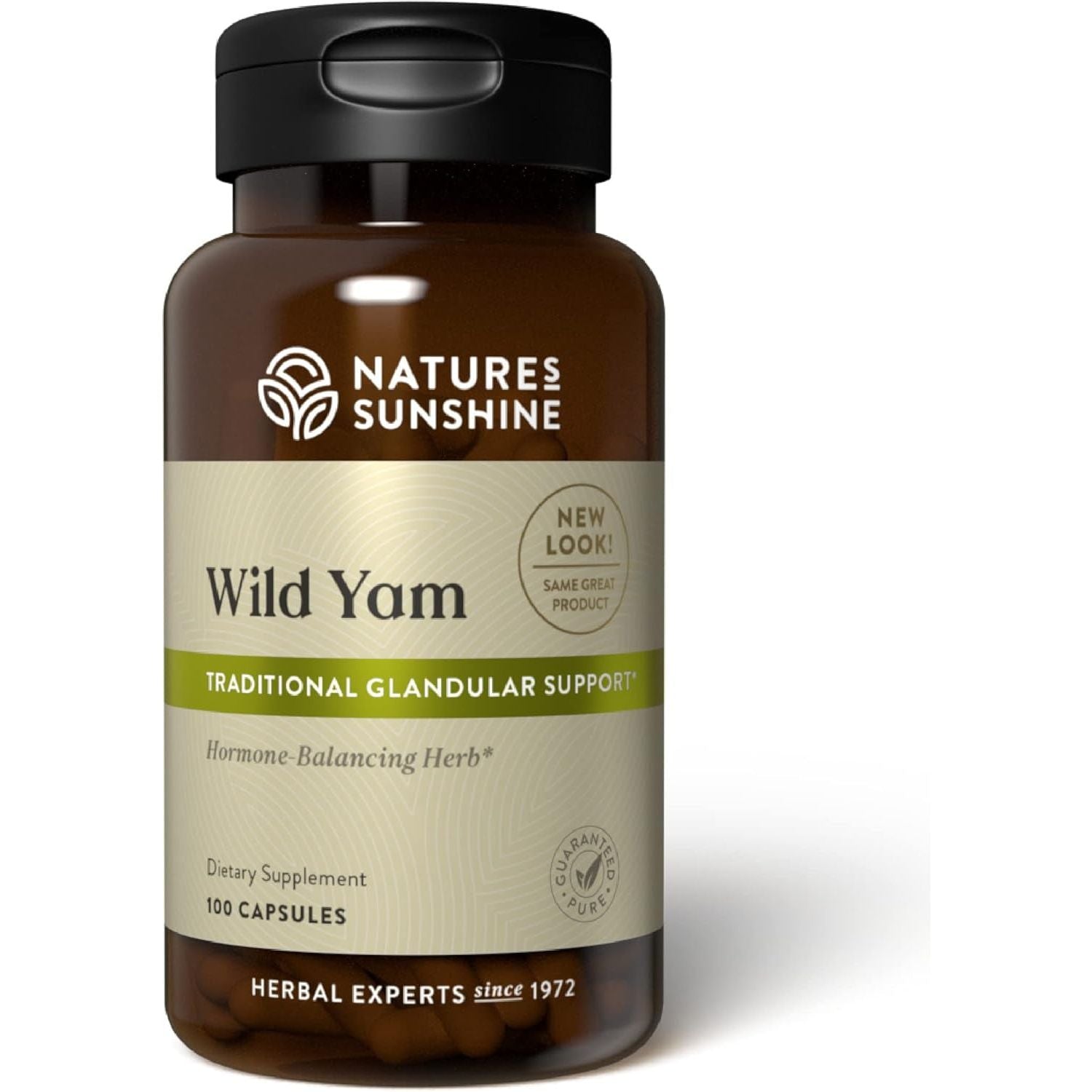 Nature'S Sunshine Wild Yam | Supports and Balances the Female Glandular System 100 Capsules