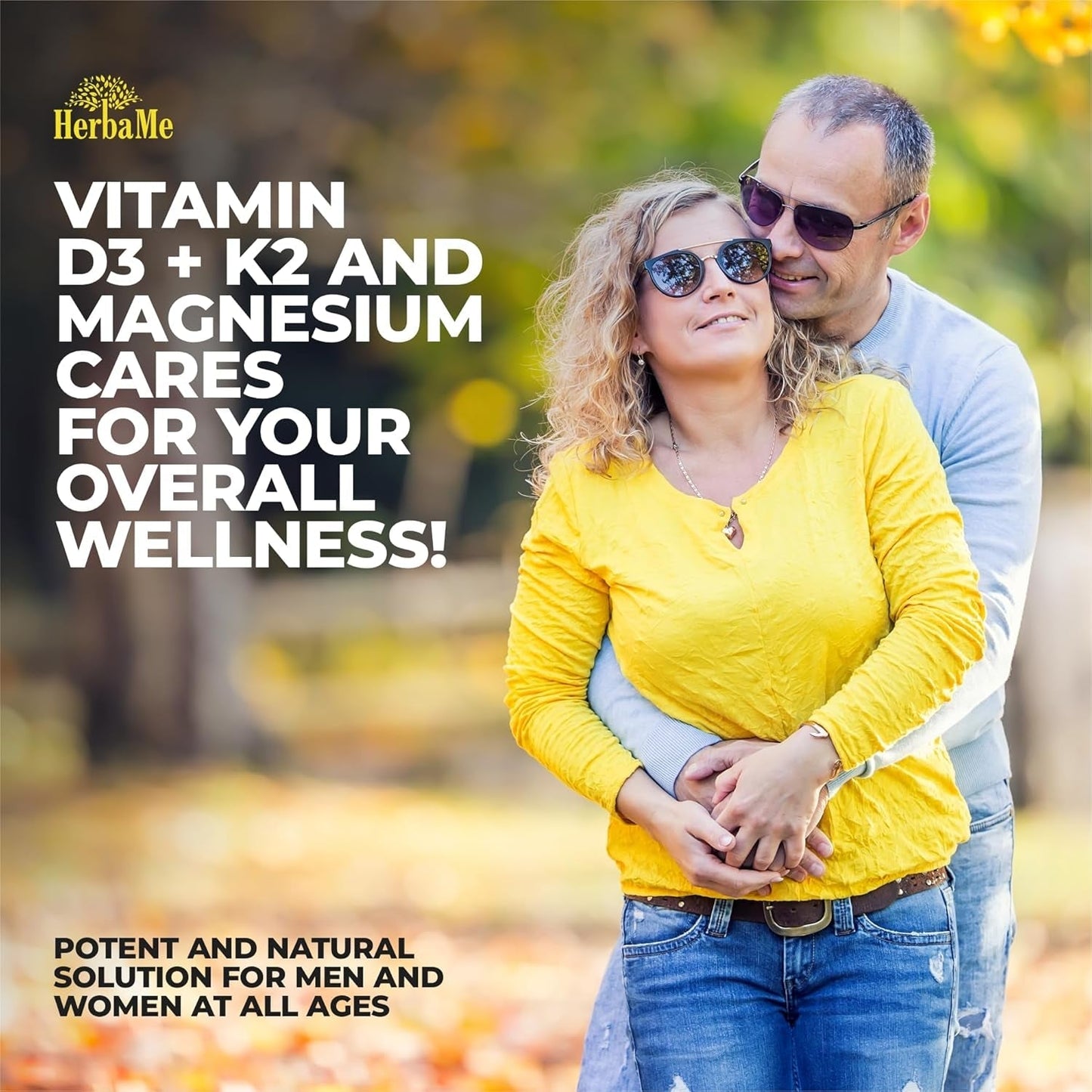 Vitamin D3 5000 IU + K2 with Magnesium Bisglycinate for Max Absorption | 90 Capsules