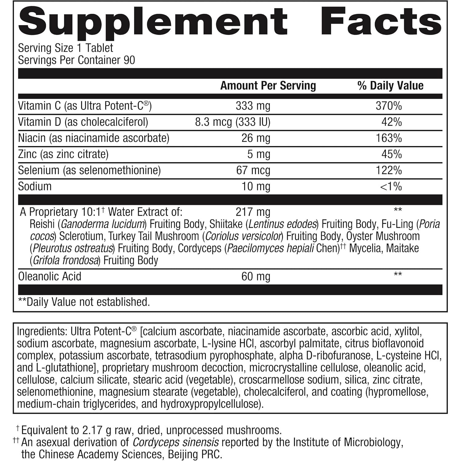 Metagenics Immucore - 333 Mg Vitamin C - Immune Support Supplement* - 90 Tablets