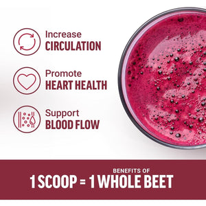 Force Factor Total Beets Organic Beetroot Powder Superfood to Boost Daily Nutrition,Unflavored, 90 Servings