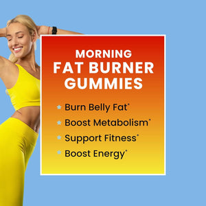 Morning Fat Burner Gummies | Weight Loss for Women & Men 60 Gummies