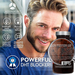 DHT Blocker - Hair Growth Supplement for Genetic Thinning for Men and Women