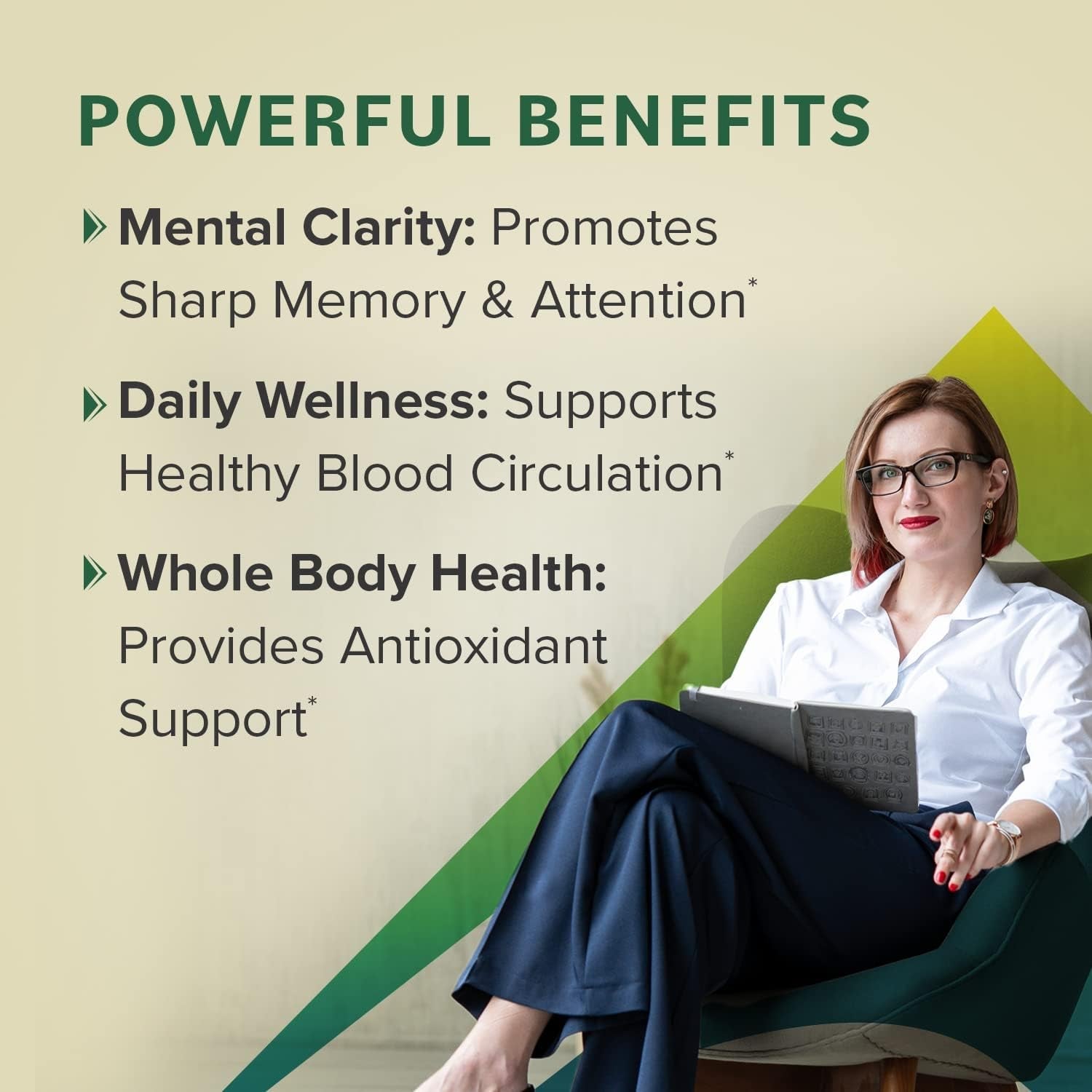 Prominent Nutrition Ginkgo Biloba 120Mg to Help Support Memory & Focus 60 Day Supply