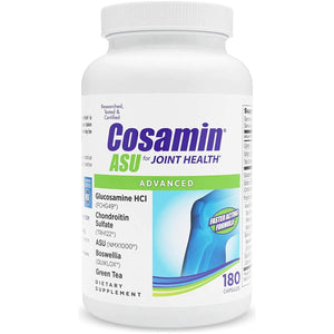 Nutramax Cosamin® ASU Joint Health Supplement with Glucosamine, Chondroitin & ASU for Joint Health, 180 Capsules