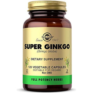 Solgar Super Ginkgo - Antioxidant & Nervous System Support - 120 Servings