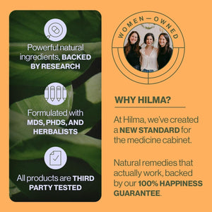 Hilma Sleep Aid for Adults with Magnesium & L-Theanine 50 Vegan Capsules