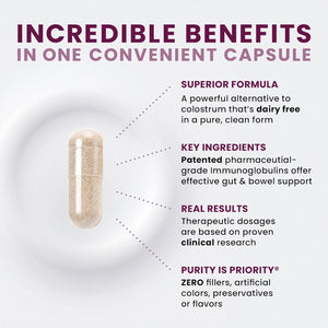 Pure Therapro Rx Elite Igg Immunoglobulin Supplement | 1100+ Mg (120 Capsules)