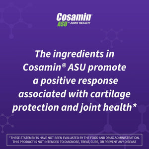 Nutramax Cosamin® ASU Joint Health Supplement with Glucosamine, Chondroitin & ASU for Joint Health, 180 Capsules