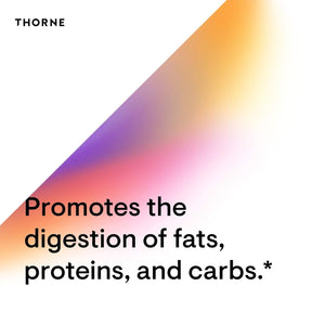 THORNE Pancreatic Enzymes - Pancreatic Enzymes for Digestive Support and Nutrient Absorption - 180 Capsules/90 Servings