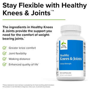 Terry Naturally Healthy Knees & Joints - Dietary Supplement to Support Bone Health & Joint Flexibility 60 Capsules