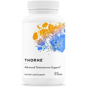 THORNE Advanced Testosterone Support for Men - with Ashwagandha, Shilajit & Zinc - Soy, Gluten & Dairy Free - 60 Capsules