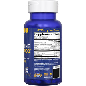 NATURAL STACKS Dopamine Brain Food - 650Mg L-Tyrosine Supplement for Focus & Mental Drive - 60 Capsules