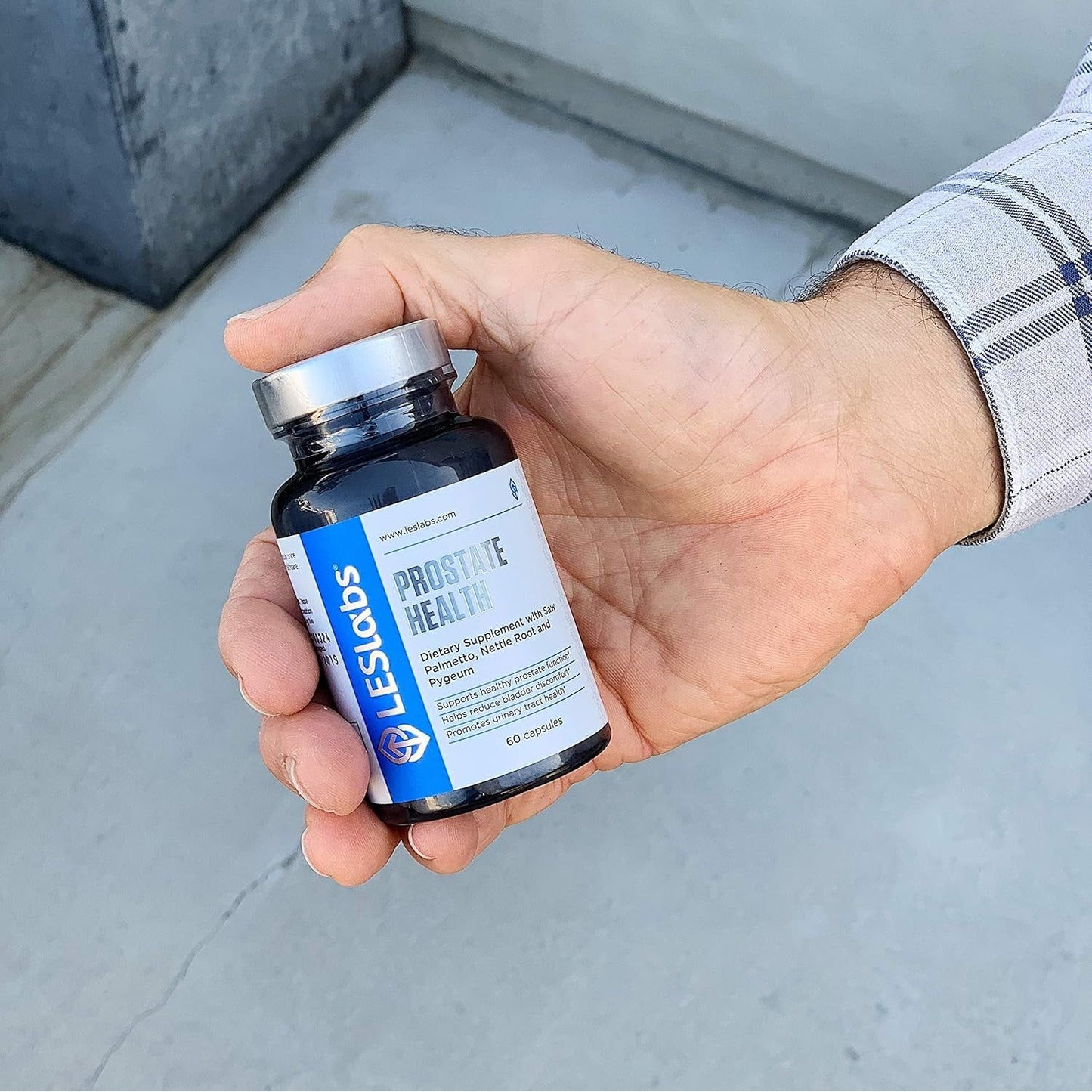 LES Labs Prostate Health – Prostate Support, Urinary Tract Health, Fewer Bathroom Visits & Improved Sleep – 60 Capsules