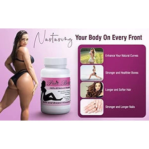 #1 Butt Enhancer and Breast Enhancer Vitamins – Butt Growth & Breast Enhancement Pills for Slim Waist, Bigger Butt & Bigger Breast