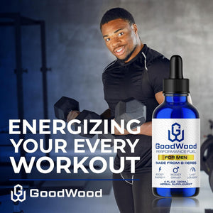 Goodwood - Male Liquid Drops - Increases Stamina and Size - Improves Energy, Drive, and Power for Men