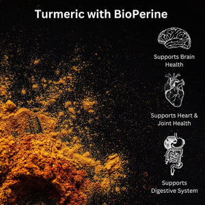 Turmeric Total Boost Support Complex, with Bioperine for Advanced Absorption - 60 Capsule