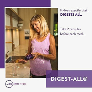 MRM Nutrition Digest-All ® | Digestive Enzymes | Improved Digestion and Absorption | 50 Servings