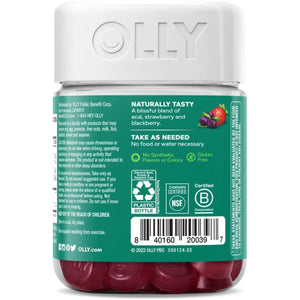 OLLY Muscle Recovery Sleep Gummies - Berry Flavor - 40 Count
