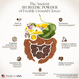 Dr Clark Cloves Healthcare Supplement - Natural Digestive Health, 500 Mg, 100 Pure Gelatin Capsules