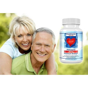 Purethentic Naturals Policosanol 20Mg | Supports Cardiovascular & Cholesterol Health* 100 Veg Capsules