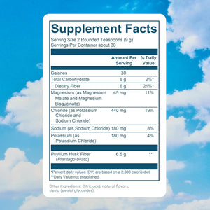 Fiber Rescue - Psyllium Husk Powder for Digestive Health & Bloating Relief - 30 Servings