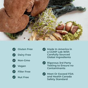 Dietary Supplement Tablets by Papillex - All Natural Immune Support 60 Capsules