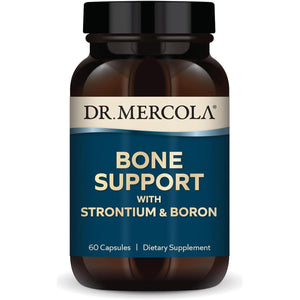 Dr. Mercola Bone Support with Strontium & Boron for Bone & Joint Comfort, Non-Gmo 30 Servings