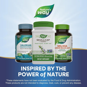 Nature'S Way Skullcap Herb - Traditional Herbal Sleep Support* - 100 Vegan Capsules