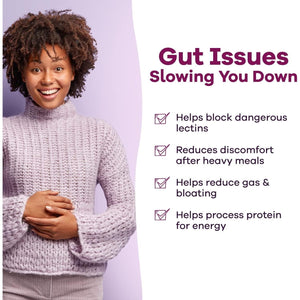 GOBIOTIX Lectin Defense - Lectin Blocker Supplement with MSM and Digestive Enzymes - 60 Capsules