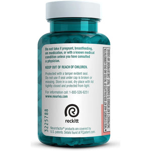 NEURIVA Original Decaffeinated Clinically Tested Nootropic Brain Supplement for Memory, Focus & Concentration 28Ct Capsules