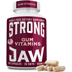 Gum Restore Supports Gum Repair for Receding Gums Treatment - Made in USA, 180 Capsules