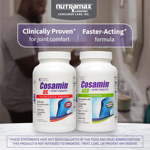 Nutramax Cosamin® ASU Joint Health Supplement with Glucosamine, Chondroitin & ASU for Joint Health, 180 Capsules