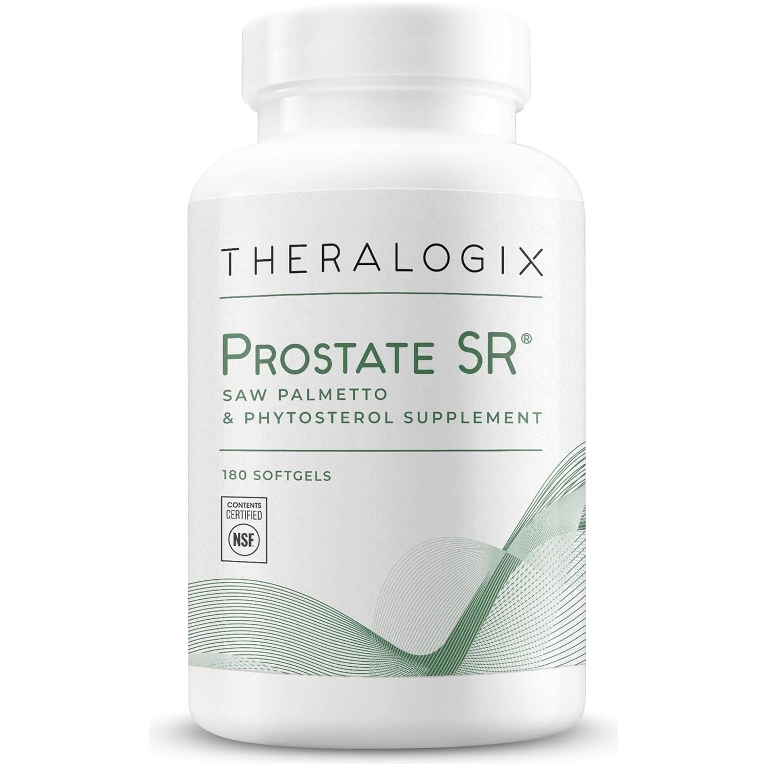 Theralogix Prostate SR Saw Palmetto & Beta-Sitosterol Supplement - Supports Healthy Urinary Tract Function in Men - 180 Softgels