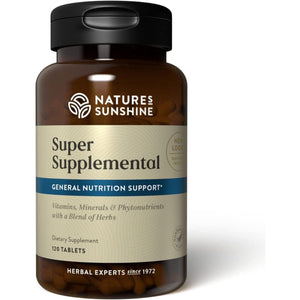 Nature'S Sunshine Super Supplemental: Complete Multivitamin with Minerals, Antioxidants & More 120 Tabs.