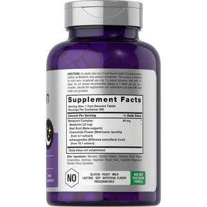 Horbäach Melatonin 40Mg Complex - 360 Fast Dissolve Tablets