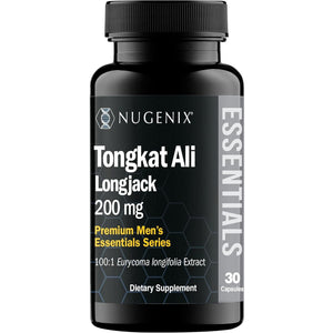 Nugenix Essentials Tongkat Ali for Men, Support for Men'S Health, Longjack Eurycoma Longifolia Extract, 30Ct