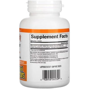 Natural Factors Curcuminrich Double Strength Theracurmin, 60 Mg, Formulated for Superior Absorption, 120 Vegetarian Capsules