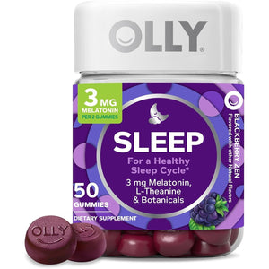 OLLY Sleep Gummy, Occasional Sleep Support, 3 Mg Melatonin 50 Count