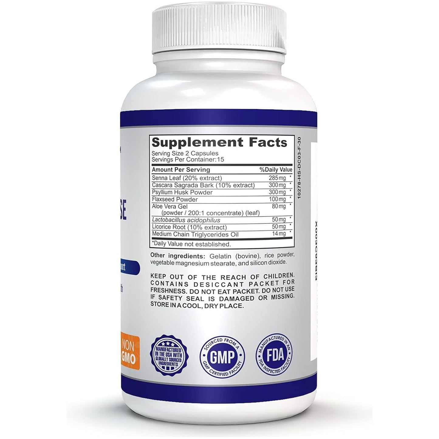 15-Day Cleanse and Detox Supports Digestive and Colon Health (30 Capsules)