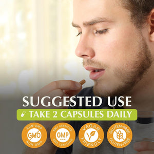 Jiva Botanicals Moringa Leaves Extract Capsules for Immune and Normal Joint Support - 90 Capsules