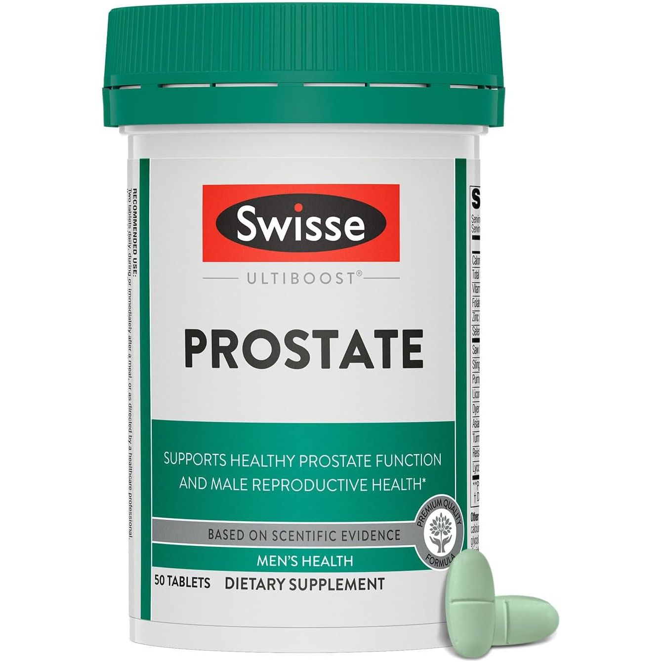 Swisse Saw Palmetto for Men Prostate Supplement | Supports Prostate Health & Male Reproductive Health 50 Tablets